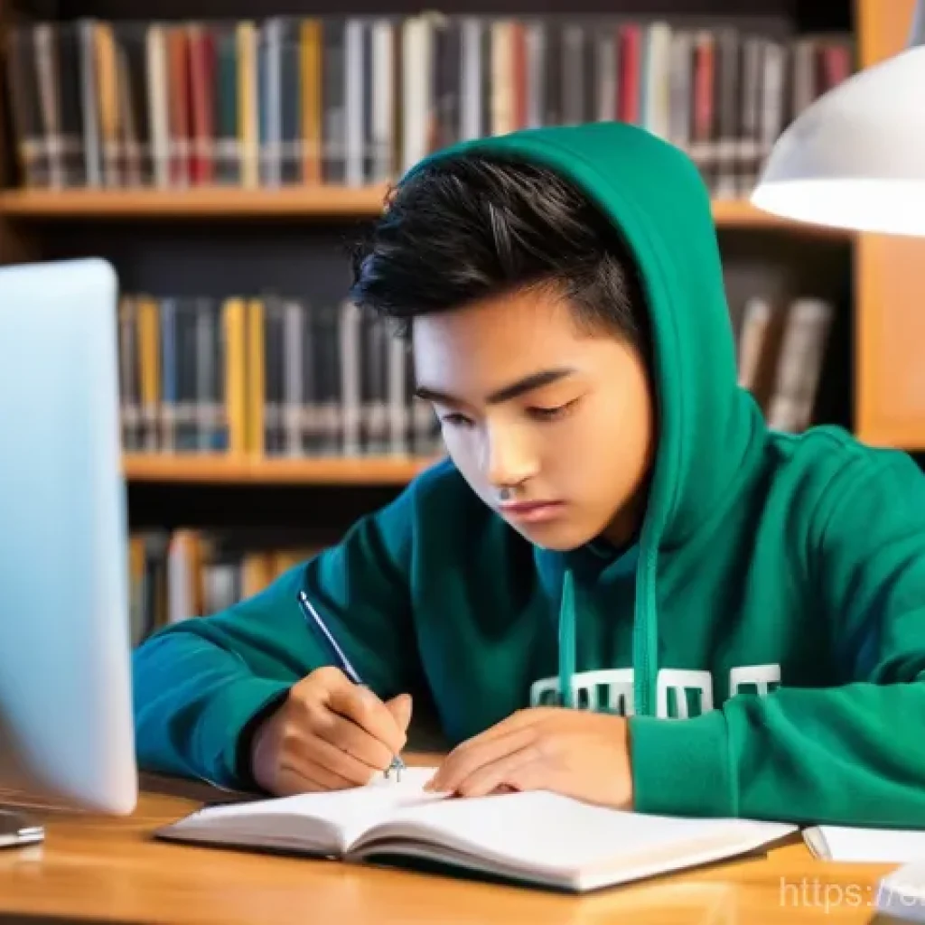 서비스관리사 자격증 공부 스케줄 - **Prompt: "Deep Dive" Study Session**
    A young adult, approximately 20-25 years old, deeply immer...