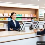 Home 20 서비스관리사와 실습 후 피드백 분석 - A diverse retail customer service team engaging warmly with customers at a modern store checkout cou...
